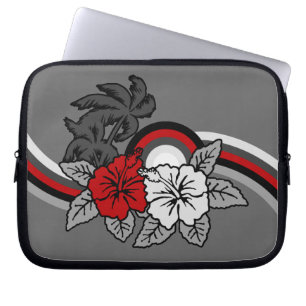 Surfende Safari Hawaiian Neopree Wetsuit Laptop Sleeve