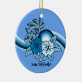 Surfende Safari Holiday Ornaments Keramisch Ornament (Rechts)