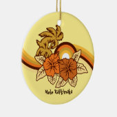 Surfende Safari Holiday Ornaments Keramisch Ornament (Rechts)