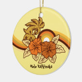 Surfende Safari Holiday Ornaments Keramisch Ornament (Links)