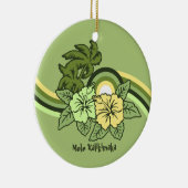 Surfende Safari Holiday Ornaments Keramisch Ornament (Rechts)