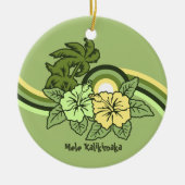 Surfende Safari Holiday Ornaments Keramisch Ornament (Voorkant)