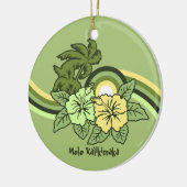 Surfende Safari Holiday Ornaments Keramisch Ornament (Links)