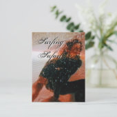 Surfende Safari I Briefkaart -  (Staand voorkant)