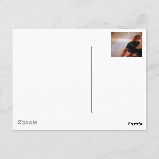 Surfende Safari I Briefkaart -  (Achterkant)