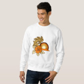 Surfende Safari Mannen Sweatshirt (Voorkant volledig)