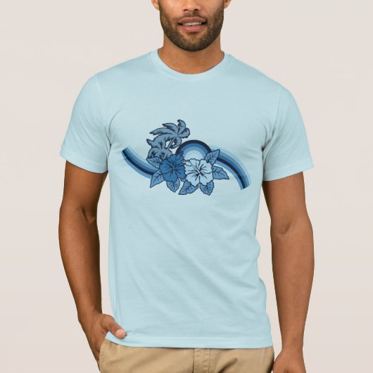 Surfende Safari Mannen T-shirt (Voorkant)