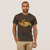 Surfende Safari Mannen T-shirt (Voorkant volledig)
