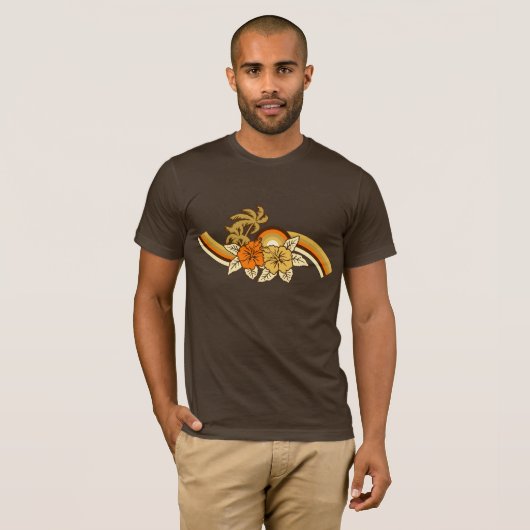Surfende Safari Mannen T-shirt (Voorkant volledig)