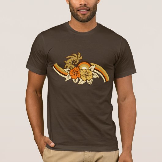 Surfende Safari Mannen T-shirt (Voorkant)