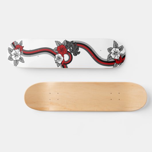 Surfende Safari Skateboard (Horizontaal)