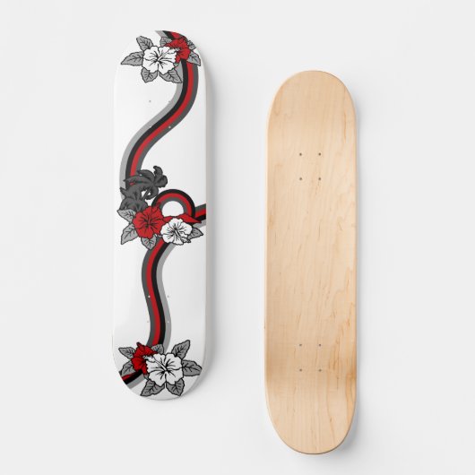 Surfende Safari Skateboard (Voorkant)