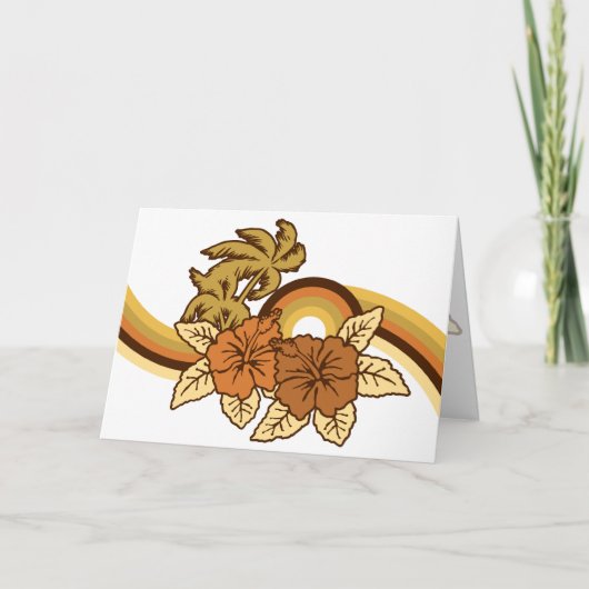 Surfende Safari-Wenskaarten Kaart (Voorkant)