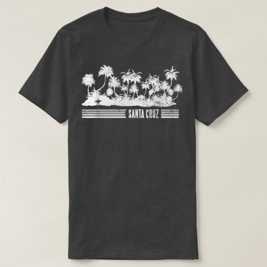 Surfende Santa Cruz T-shirt (Design voorkant)