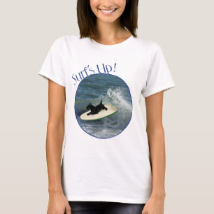 Surfende Schotse Terrier T-shirt