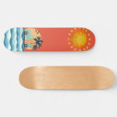 Surfende skateboard (Horizontaal)