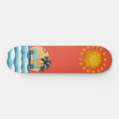 Surfende skateboard (Horizontaal)