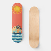 Surfende skateboard (Voorkant)