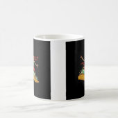 Surfende skelet op een koffiemok (Center)