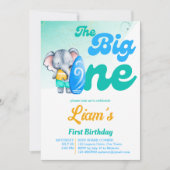 Surfende strandoceaan tropische zomerverjaardag kaart (Voorkant)