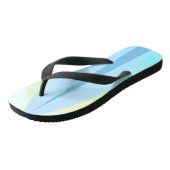 Surfende Surf aan boord blauw Teenslippers (Schuin)