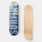 Surfende Surf Zee Water Sport Schaats Board Deck A Skateboard (Voorkant)