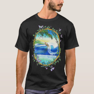 Surfende Surfer  Retro Throwback 70s Surf T-shirt
