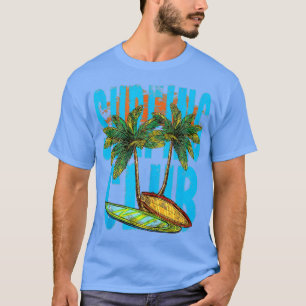 Surfende Surfer Summer Clothing Beach Surfboard Pa T-shirt