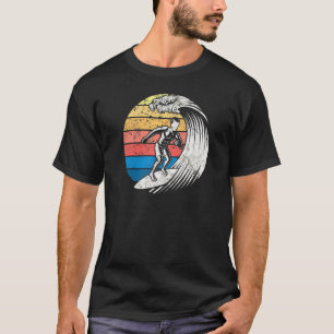 Surfende Surfer Sunset Surfboard Wave T-shirt