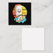 Surfende Sushi Notitiekaartje (Voorkant / Achterkant)