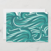 Surfende uitnodiging van Birthday (Achterkant)