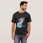 Surfende Unicorn T-shirt (Voorkant volledig)