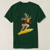 Surfende Viking Classic TShirt (Design voorkant)