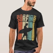 Surfende Vintage T-shirt (Voorkant)