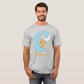 Surfende vogel t-shirt (Voorkant volledig)