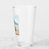 Surfende Wolf Glas (Links)