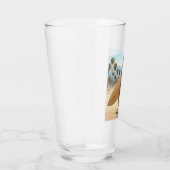 Surfende Wolf Glas (Rechts)