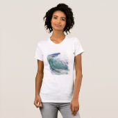 Surfende Zeemeermin T-Shirt (Voorkant volledig)