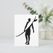 surfer1 briefkaart (Staand voorkant)
