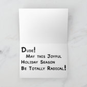 Surfer Angel Feestdagen Kaart (Binnen)