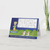 Surfer Angel Feestdagen Kaart (Voorkant)