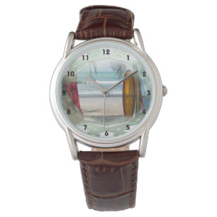Surfer Art Horloge