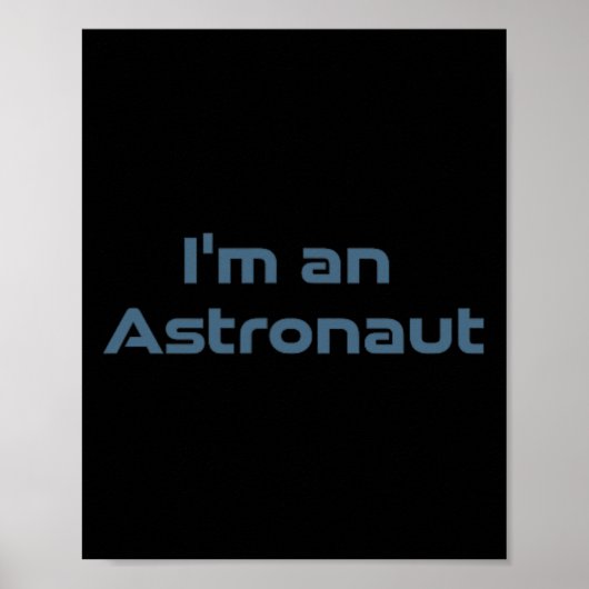 Surfer-Astronaut Retro Ruimtegolf Grappige Kosmisc Poster (Voorkant)