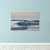 Surfer Awages Canvas Afdruk (Insitu (Houten vloer))