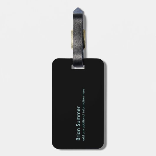 Surfer Bagagelabel (Achterkant verticaal)