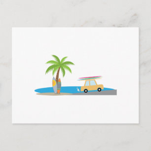 Surfer Beach Briefkaart