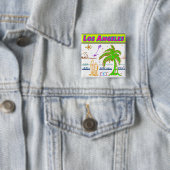 Surfer Beach Button "Los Angeles" (In situ)
