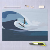 Surfer Beach Surfen Tissuepapier (Craft)