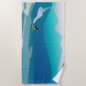 Surfer Beach Towel Strandlaken (Voorkant)