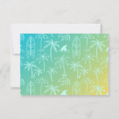 Surfer-bedankkaart Bedankkaart (Achterkant)